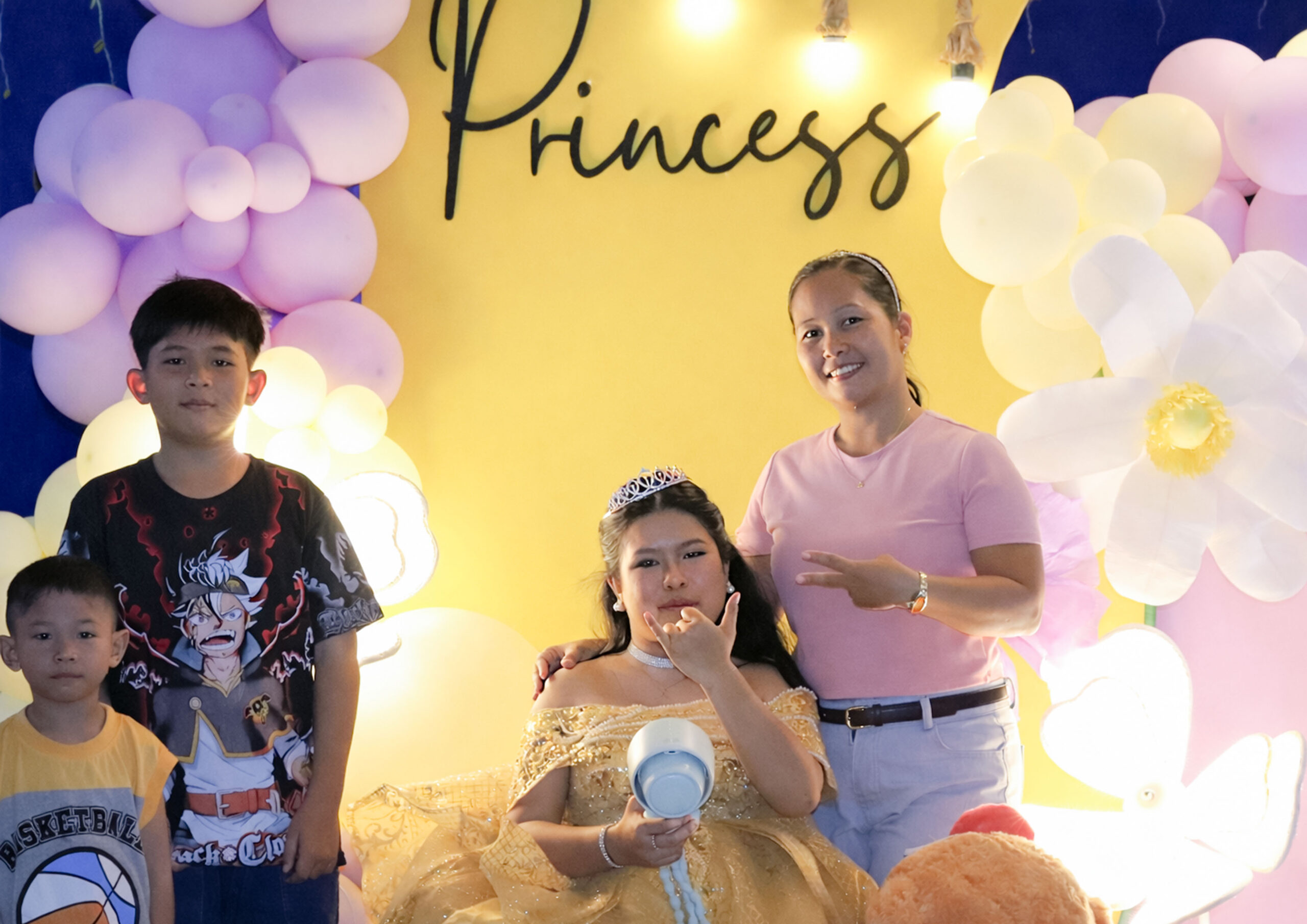 Princess Debut family portrait