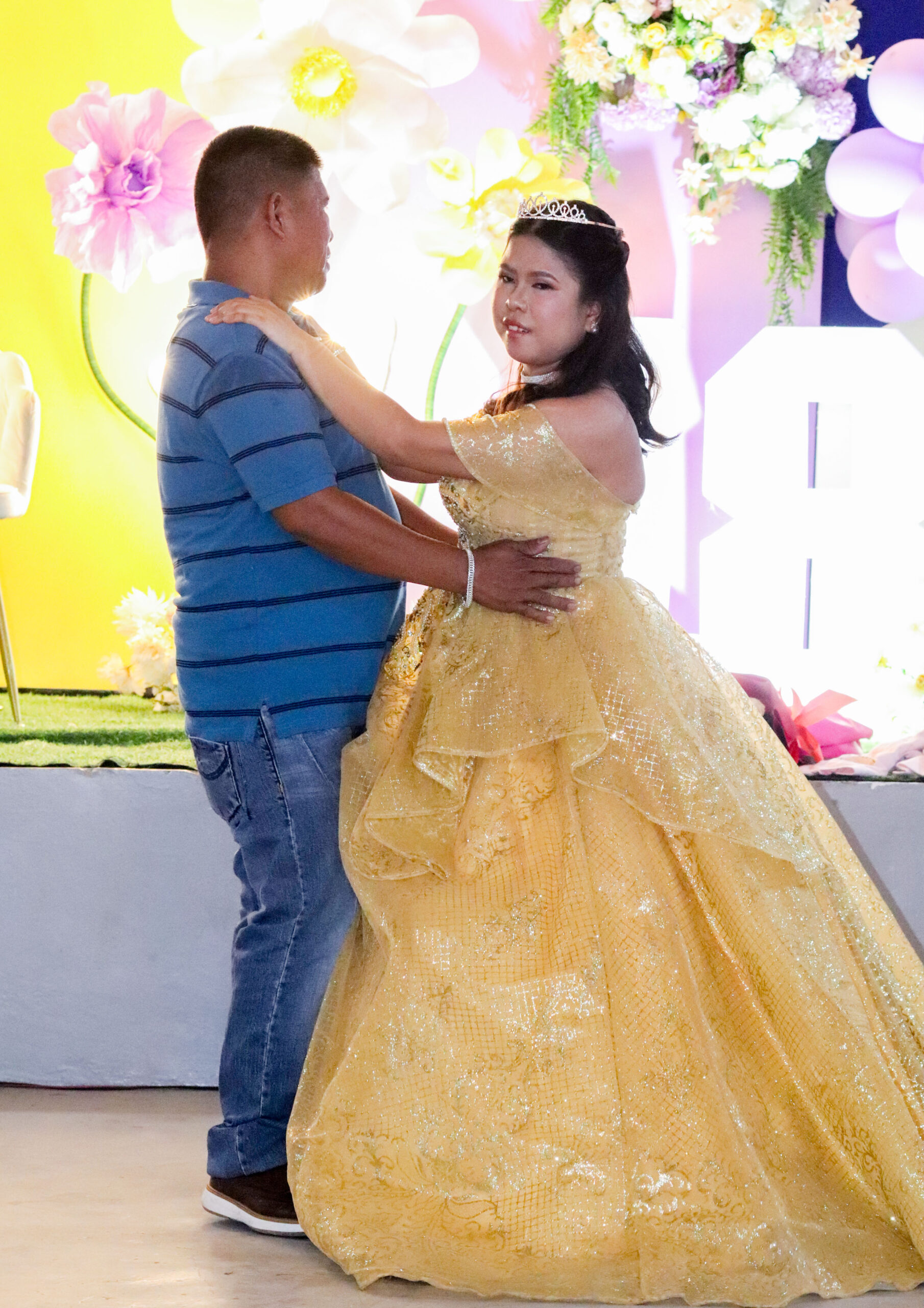 Princess Debut golden light portrait