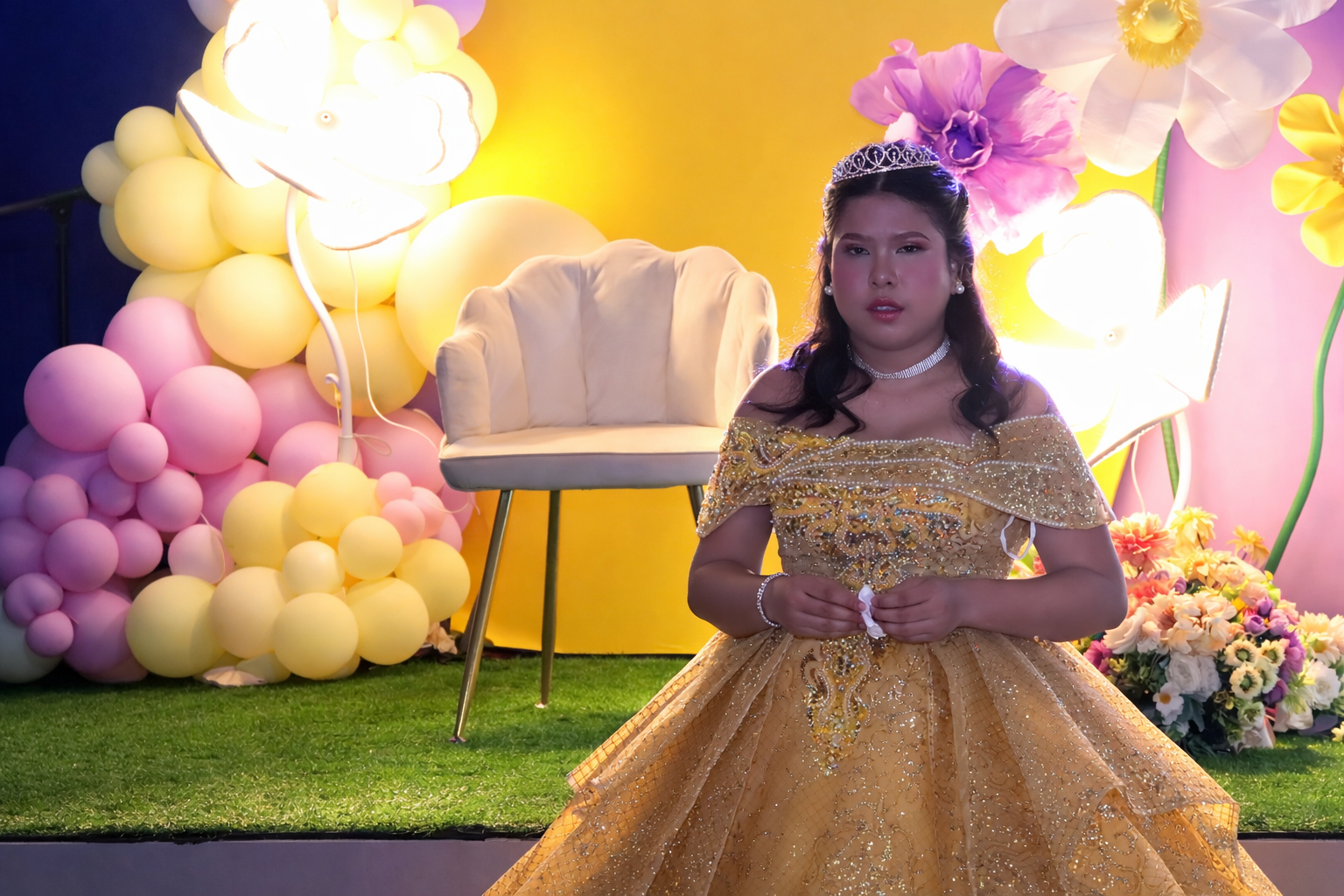 Princess pre debut refined styling portrait