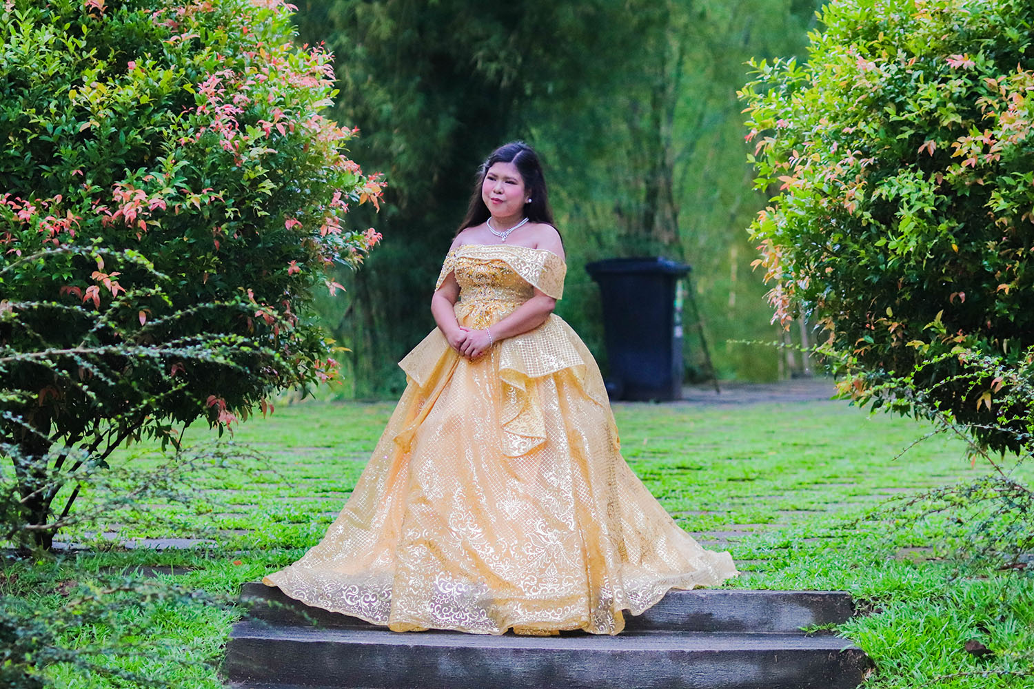 Smiles, sparkle, and 18.