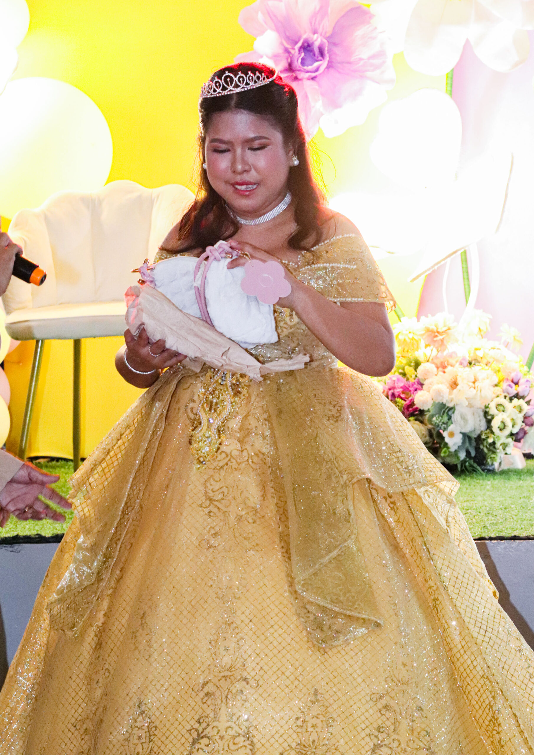 Princess Debut golden light portrait